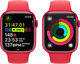 Smartwatch Apple Watch Series 9 GPS 45mm (PRODUCT) Red Aluminium Case with (PRODUCT) Red Sport Band - M/L (MRXK3) - obraz 8