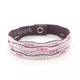 Браслет Spark з Алькантара зі Swarovski Tripla BNTRIP1PABR - изображение 2