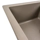 Мойка для кухни PLATINUM гранитная 7850W TOSKANA 780x500мм прямоугольная врезная без сифона на полторы чаши бежевая PLS-A39661 - изображение 4