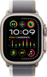 Smartwatch Apple Watch Ultra 2 GPS + Cellular 49mm Titanium Case with Green/Grey Trail Loop - S/M (MRF33) - obraz 2