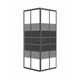 Душевая кабина RJ VELUM 90ВRZ082Linia 90x90, черный - изображение 1