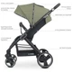 Дитяча коляска El Camino Dynamic ME 1053N PRO Khaki Хакі (ME 1053N) - зображення 7