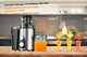 Соковитискач електричний Crownberg CB-3401 1000W Чорний (CB-3401) - зображення 1