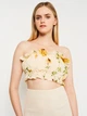 Топ женский H&M 0978696 XL/2XL Светло-желтый (7000000001113) - изображение 4