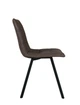 Стілець Max's furniture Норман 01 Чорний/Коричневий нубук - изображение 2