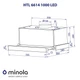 Вытяжка Minola HTL 6614 I 1000 LED - изображение 2