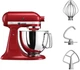 Планетарний міксер KitchenAid Artisan 5KSM125EER з відкидним блоком червоний - зображення 1