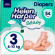 Підгузки Helen Harper Soft&Dry New Midi (3) 6-10 кг 54 шт (5411416060116) - зображення 1