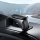 Тримач телефону на торпедо Baseus Steel Cannon Pro Solar Electric Car Mount. Black - зображення 2