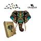 Пазл Ukropchik деревянный тропический слон А4 в коробке с набором-рамкой (Tropical Elephant A4) - изображение 1