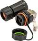 Герметичний роз'єм L&W ELECTRONICAL RJ45 STP кат. 6a з кришкою IP68 (LW-WPKJ-002B) - зображення 3
