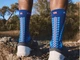 Высокотехнологические беговые безшовные носки Pro Racing Socks V4.0 Trail, Sodalite/Fluo Blue, T1 (36-39) - изображение 2