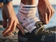 Надлегкі бігові шкарпетки Pro Racing Socks V4.0 Ultralight Run Low, White/Alloy, T2 (39-41) - зображення 2