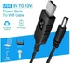 Кабель питания Dynamode USB 2.0 AM-DC 5.5 х 2.1 мм повышающий напряжение с 5V до 12V 1 м Черный (DM-USB-DC-5.5x2.1-12V) - изображение 7
