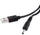 Кабель питания Dynamode USB 2.0 AM - DC 3.5 х 1.35 мм USB 5V DC 5V 1 м Черный (DM-USB-DC-3.5x1.35mm) - изображение 4