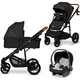 Коляска Lionelo 3 в 1 Mari Tour Black Onyx (LO-MARI TOUR 3IN1 BLACK ONYX) - изображение 1