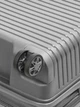 Чемодан большой L полипропилен Airtex 642 110л Серебряный - изображение 8