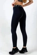 Спортивные Лосины Actix Athletic Legg Black, классические с высокой посадкой, чёрные S - изображение 2