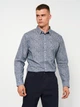 Рубашка мужская H&M 0781758 XS/S Синяя (7000000000309) - изображение 1