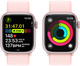 Smartwatch Apple Watch Series 9 GPS + Cellular 41mm Pink Aluminium Case with Light Pink Sport Loop (MRJ13) - obraz 8