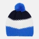 Детская зимняя шапка-бини вязаная с помпоном для мальчика Coccodrillo Accessories Winter Boy ZC2364316AWB-022 48 см Разноцветная (5904706007583) - изображение 2