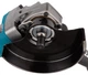 Акумуляторна кутова безщіткова шліфмашина Makita GA008GM201 XGT 40V MAX 125мм + 2 АКБ 4 Ah + З/П + кейс MakPac болгарка шліфмашинка КШМ (4209) - зображення 6