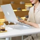 Подставка для ноутбука UGREEN LP230 Foldable Desktop Laptop Stand Silver (80348) - изображение 4