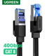 Высокоскоростной патч корд Ugreen NW190 1 метр сетевой кабель 40 Гбит\с Ethernet RJ45 Cat 8 плоский - изображение 1