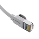Патч корд Baseus плоский высокоскоростной сетевой кабель RJ45 Cat 6 1000 Мбит/с 5 м Grey (PCWL-D0G) - изображение 3