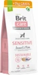 ПРОМО НАБОР Сухой корм для собак с чувствительным пищеварением Brit Care Dog Sustainable Sensitive с рыбой и насекомыми 12+2 кг (8595602565757) - изображение 1