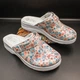 Тапочки сабо жіночі Adaco 812sr red flowers 40р - зображення 4