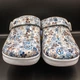 Жіночі шкіряні сабо Adaco 812sr blue flowers 41р - изображение 5