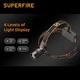 Ліхтар налобний акумуляторний SuperFire HL08 1600 Lumen IP32 (HL08-SF) - зображення 9