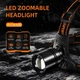 Ліхтар налобний акумуляторний SuperFire HL71 500 Lumen IP43 (HL71-SF) - зображення 5