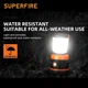 Ліхтар кемпінговий SuperFire T39 850 Lumen IP45 (T39-SF) - зображення 7