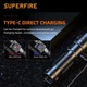Фонарь ручной аккумуляторный SuperFire L16-T 900 Lumen IP43 (L16-T-SF) - изображение 4