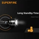 Ліхтар ручний акумуляторний SuperFire D18 3350 Lumen IP44 (D18-SF) - зображення 8