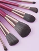 Набор кистей для макияжа Rozi Maroon 10 шт - изображение 3