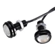 Орлине око врізні Led ДХО Autoexpect Білий 12V 23мм Чорний метал (10812) - зображення 2