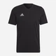 T-shirt męski w serek adidas ENT 22 Tee HC0448 L Czarny (4065418918190) - obraz 3