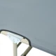 Розкладне ліжко Jet Folding Outdoor Bed корпова розкладачка, лежак з подушкою, м'який шезлонг Сірий - зображення 3