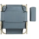 Розкладне ліжко Jet Folding Outdoor Bed корпова розкладачка, лежак з подушкою, м'який шезлонг Сірий - зображення 4