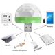 Міні диско куля USB LED 4 W Small Magic Ball - зображення 3