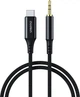 Кабель Choetech AUX Type-C - TRS Audio 3.5 мм Jack 1 м Черный (AUX006) - изображение 1