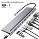 Док-станция 12в1 100W Working Station для Lenovo/Dell/HP/Xiaomi/Asus - изображение 1