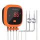 BBQ термометр Inkbird IBT-4XC цифровий із Bluetooth на 4 щупи, захист IPX5 - изображение 1