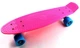 Пенні борд Penny Board 55 малиновий з матовими колесами - зображення 2