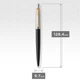 Ручка кулькова Parker JOTTER 17 Bond Street Black GT BP 14 032 - зображення 2