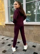 Дитячий спортивний костюм (худи + штани) для дівчинки AVRORA АА122453 122-128 см Бордо - зображення 2