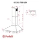 Вытяжка купольная Perfelli K 5202 BL 700 LED - изображение 10
